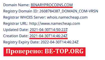 be-top.org Binaryprocoins