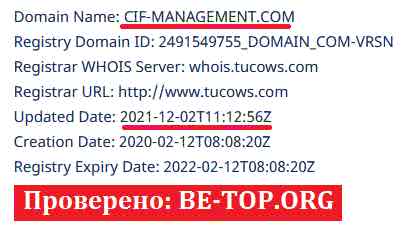 be-top.org CIF Management