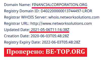 be-top.org Financial Corporation