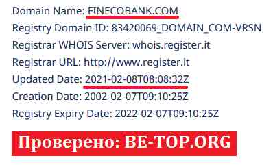 be-top.org Fineco Bank 