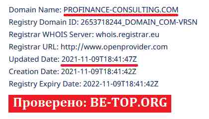 be-top.org Pro Finance Consulting