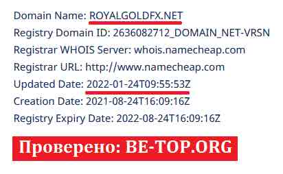 be-top.org Royal Gold FX