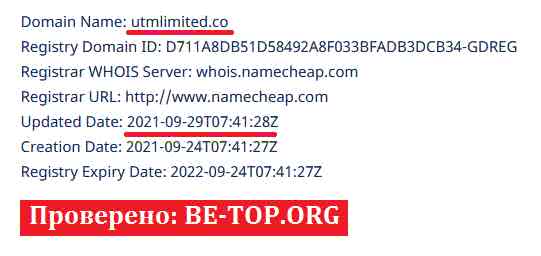be-top.org UTM Limited 